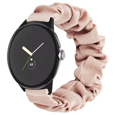 Kompatibel med Google Pixel 2 Smartwatch Armband - Tyg Elastisk Scrunchie Ersättningsarmband för Pixel 2
