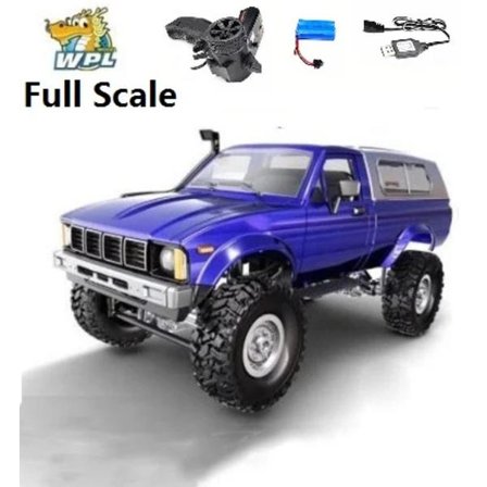 Full Scale C24 Oppgradering C24-1 1:16 RC BIL 4WD Radiostyrt Off-Road Bil RTR KIT Rock Crawler Elektrisk Buggy Flyttemaskin