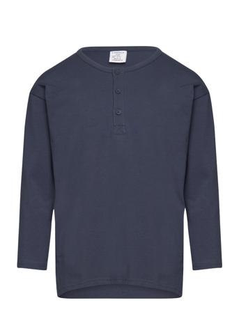 Top Ls Essential Solid Tops T-shirts Long-sleeved T-shirts Navy Lindex