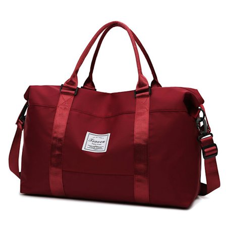 Rejse duffel taske, sports håndtaske, træningstaske, dame enkelt skulder weekend rejsetaske, tør og våd separation, stor kapacitet
