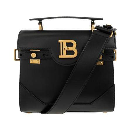 Balmain, Cross Body Bags Zwart, Dames, Maat:ONE Size,leer