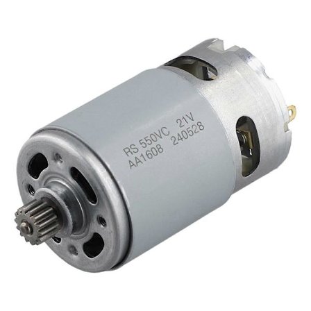 21V RS550 DC Motor 14Tänder 9,5mm Växel för Mini Motorsåg Elektrisk Motor Motor Borrmaskin Uppladdningsbar Po (FMY)