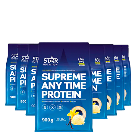 BIG BUY 8 x Supreme Any Time Valleprotein 900 g