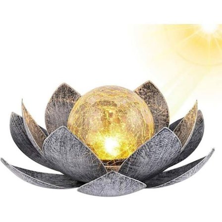 Ulko-LED Lotus Kukka - Toivomuslammen Valo - Valoisat Kelluvat Lumpeet - Häät Puutarha Allas Sisustus ODIPIE