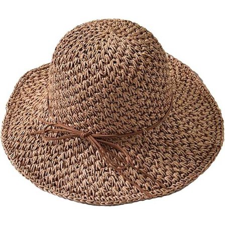 Women's Foldable Sun Hat with Wide Brim, Bow, UPF 50, Anti-UV, Comfortable and Breathable, Suitable for Outdoor Activities