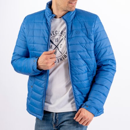 Crewjakke / letvægtsdunjakke Marine Classics Bay Light Weight Jacket Strong Blue, herre, Medium