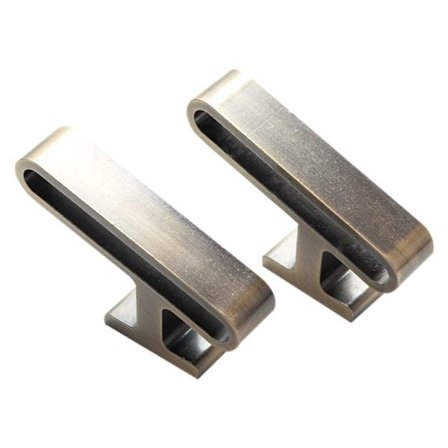 2stk Gardin Holdback Monterte Metallkroker BRONSE