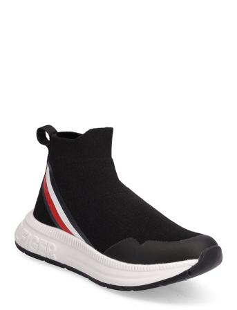 T3X9-32505-0702999- Høye Sneakers Svart Tommy Hilfiger