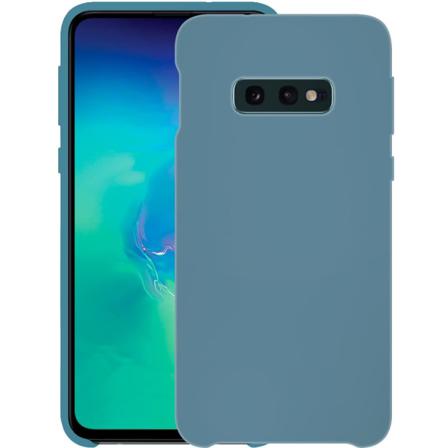 Samsung Galaxy S10e Silikonskal - Liquid Silicone Cover - Blågrå Blå