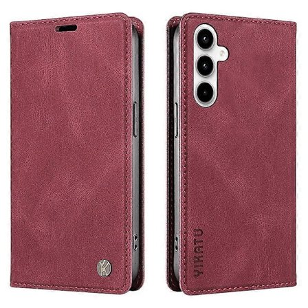 YIKATU YK-004 Starkt Magnetiskt Fodral i PU-Läder Plånboksfodral för Samsung Galaxy A35 5G