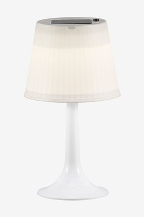Konstsmide - Bordlampe Assisi solcelle LED 36 cm - Hvit - Bordlamper, utendørs - Fra Homeroom