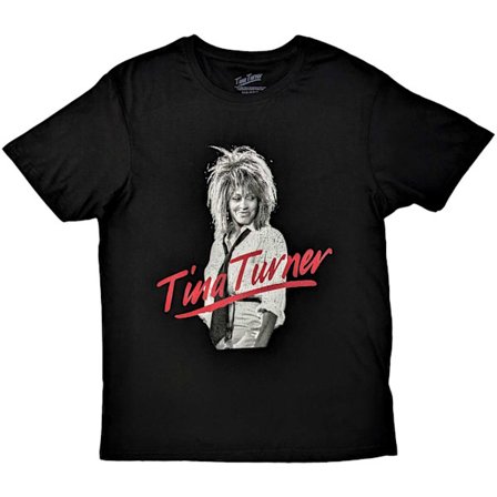 Tina Turner Unisex Vuxen Logo Bomull T-shirt XXL Svart