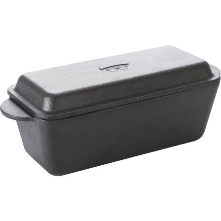 Holm Brødform m/lokk 25x11cm støpejern' - 'Svart