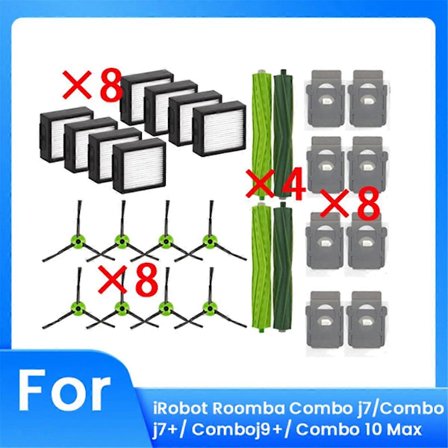 28 stk. reservedele til iRobot Roomba Combo J7/ Combo J7+ robot (FMY)