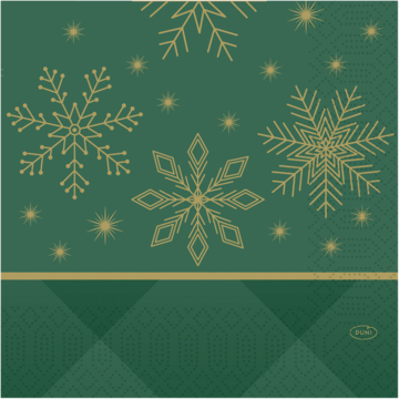 Serviett Rhombus Grønn 33x33cm