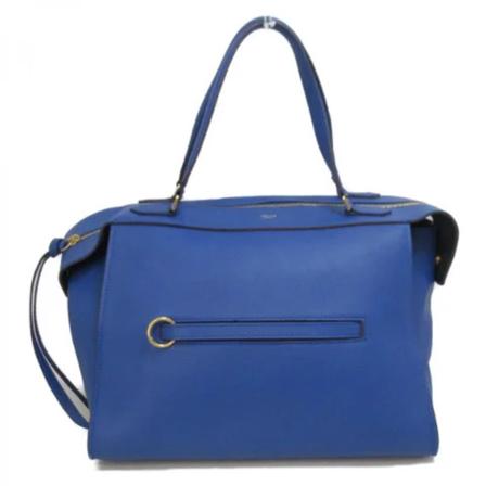 Celine Vintage Pre-owned Læder hndtasker Blå, Dame Vintage Tasker, Størrelse: ONE Size