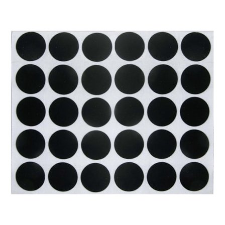 30 stk. selvklebende skruehull deksler klistremerker vanntett trestruktur tilbehør for møbler skap pulter dark blue-WELLNGS