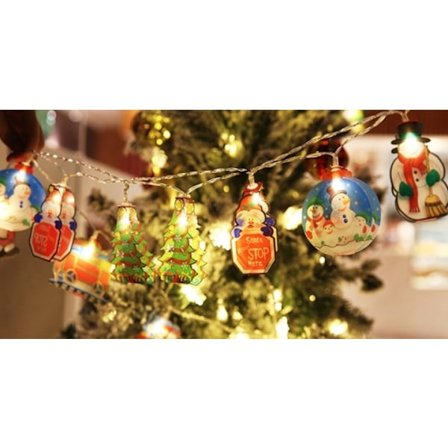 Joulukoristeita LED-valonauha, 3m