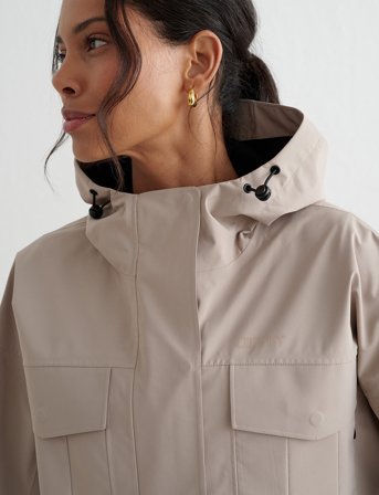 aim ́n Waterproof Jacket - Beige - L