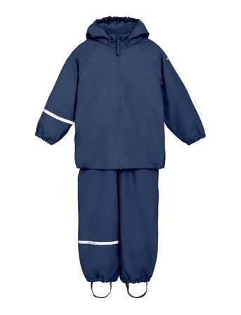 CeLaVi Rainwear Set W. Fleece - Blue - 100