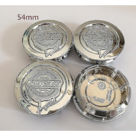 4 stk. 54mm 64mm Chrysler 300c Bilskilt Hjulcenter Navkapsler Badge Dæksler Bilstyl Tilbehør