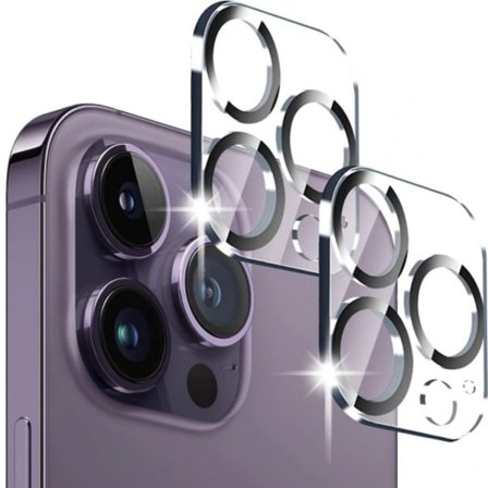 2-Pack härdat glas Linsskydd för iPhone14 Pro Max