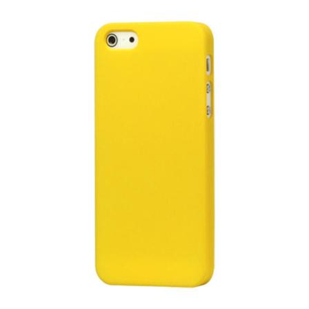 Iphone 5/5s/se - Gummi Touch Skal - Gul Yellow Gul