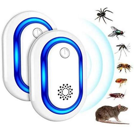 IC 2-pack ultraljudsavvisare, elektronisk musfälla för skadedjursbekämpning