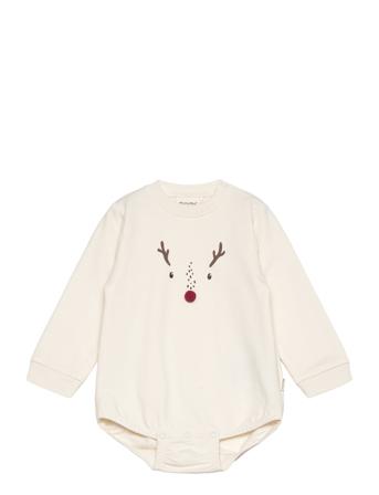 Minymo Body Ls Sweat Vit