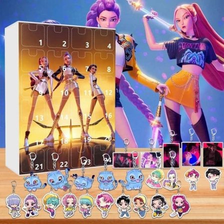 K-Pop Demon Hunters Adventskalender 2025 – 24 Nyckelringar