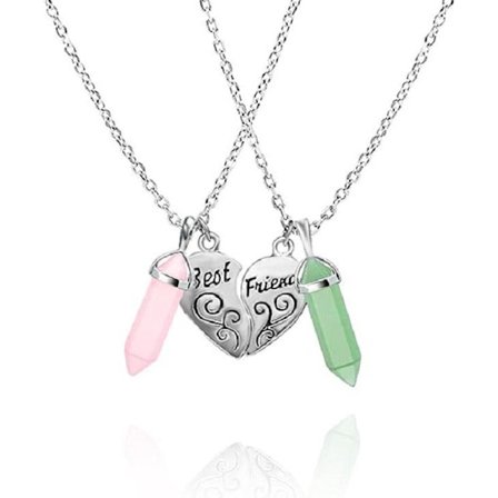 Necklace - Best Friends - Rose Quartz - Aventurine