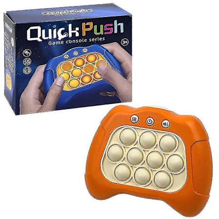 Lelut, Pop Quick Push -pelikonsoli, elektroninen valaistu Poppet-aistilelu, Push Pop -kuplalelu, stressinlievitys, juhlapalvelukset, pulmapeli 