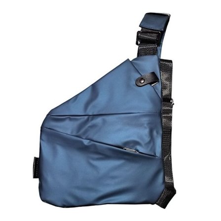 Anti-tyveri Skulderveske, Stilig og Praktisk Skulderveske, Vanntett Skulderveske med Flere Rom, Unisex, for sportsreiser og utflukter, Høyre Side