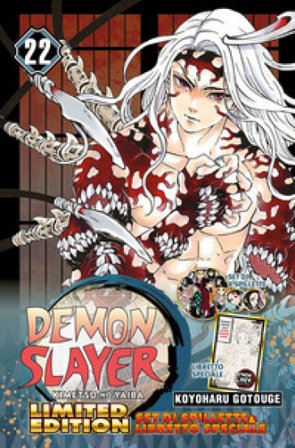Demon slayer. Kimetsu no yaiba. Limited edition. Con libretto. Con 8 spillette. Vol. 22 Koyoharu GOTOUGE