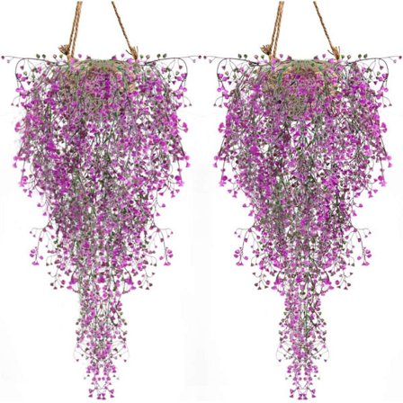 Kunstige planter Sæt med 2 Ivy Vine Kunstig plante Indendørs Udendørs