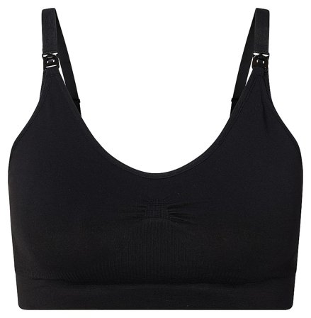 Noppies Hura seamless nursing bra P090 Black XS\S, Tøj & Bolig, Ammetøj, Amme-bh'er