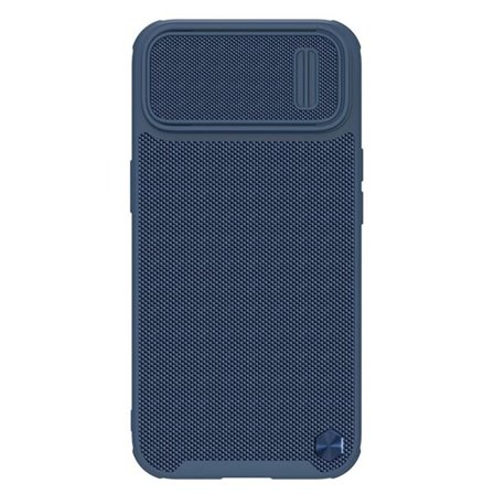 Nillkin Textured S Case til iPhone 14, pansret cover med kameradæksel, blå