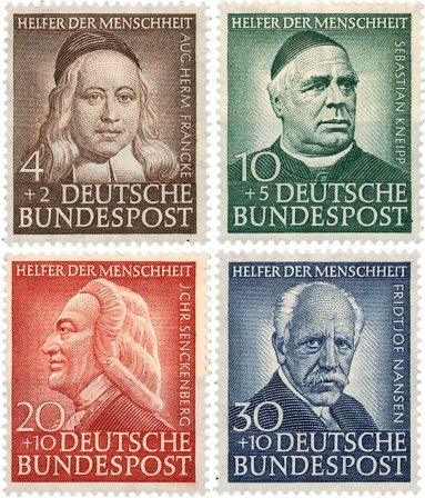 Tyskland 1953 - MICHEL 173-176