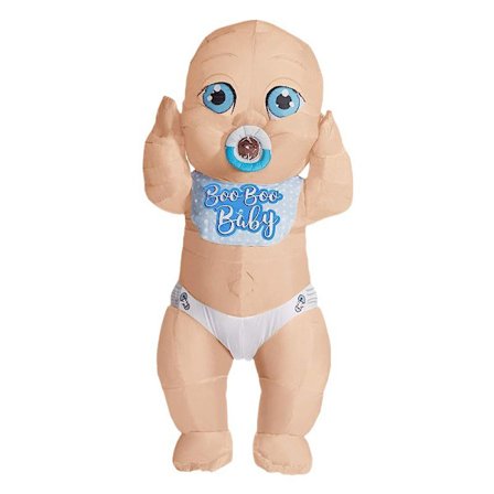 Boo Boo Baby Oppustelig Voksenkostume til Temafester og Halloween, One Size