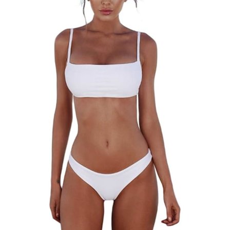 Bikinin setti naisille, matala vyötärö, stringit