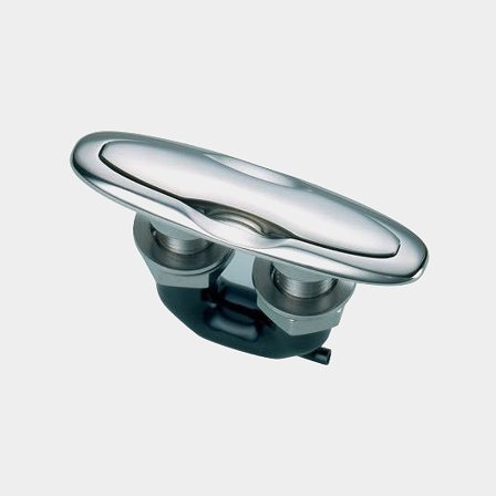 Pop-up cleat / bollard for boat, with drainage, stainless steel, 150 mm