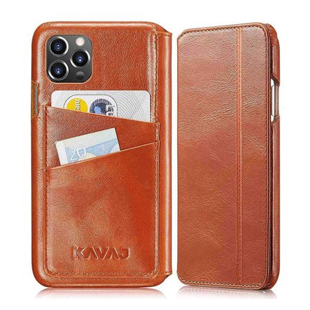KAVAJ iPhone 12 Pro Max Fodral Dallas Brun