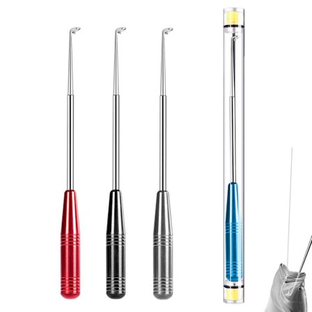 4PCS Fiske krokfjerner Fiske krokfjerner, Fiske krok Rask fjerning Enhet Rom Aluminium Magnetisk Håndtak Fiske krok Fjerning Verktøy, Fiske krok Koble