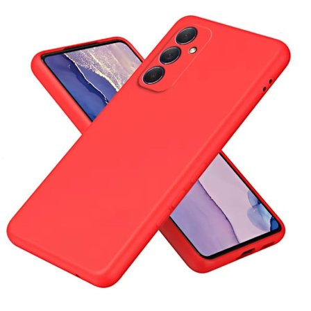 Samsung Galaxy S25 FE - Silicon TPU Mjuk Skal - Röd
