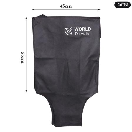 1. non-woven stof Cover anti-ridse kostume Sort 26 tommer Black 26inch