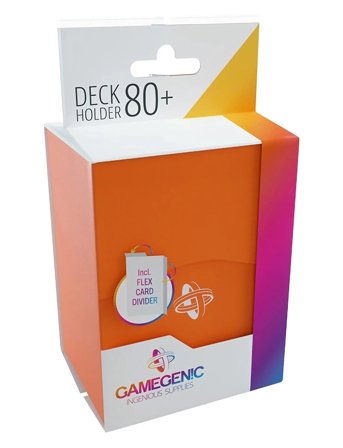 Deck Holder 80+ Orange Orange Gamegenic