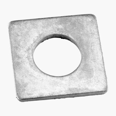 Fyrkantsbricka M25 50 x 50 mm varmförzinkad 10 st.