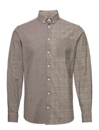 Anton Bd Ls 2-Check Shirt Patterned Casual Friday