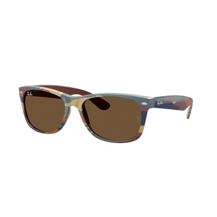 Ray-Ban New Wayfarer -Aurinkolasit - Brown Wayfarer - Ray-Ban RB2132 682533 5518