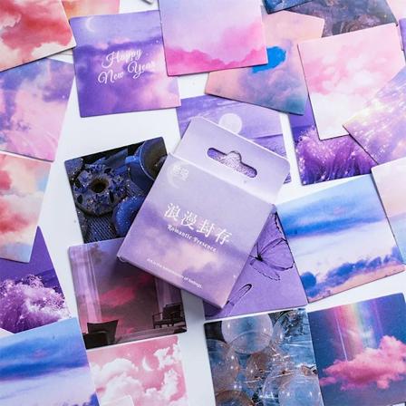 46St / Set Syksyn Kukat Tarra Diy Scrapbooking Päiväkirja Suunnittelija Koriste Tarra Albumkommentti Q
